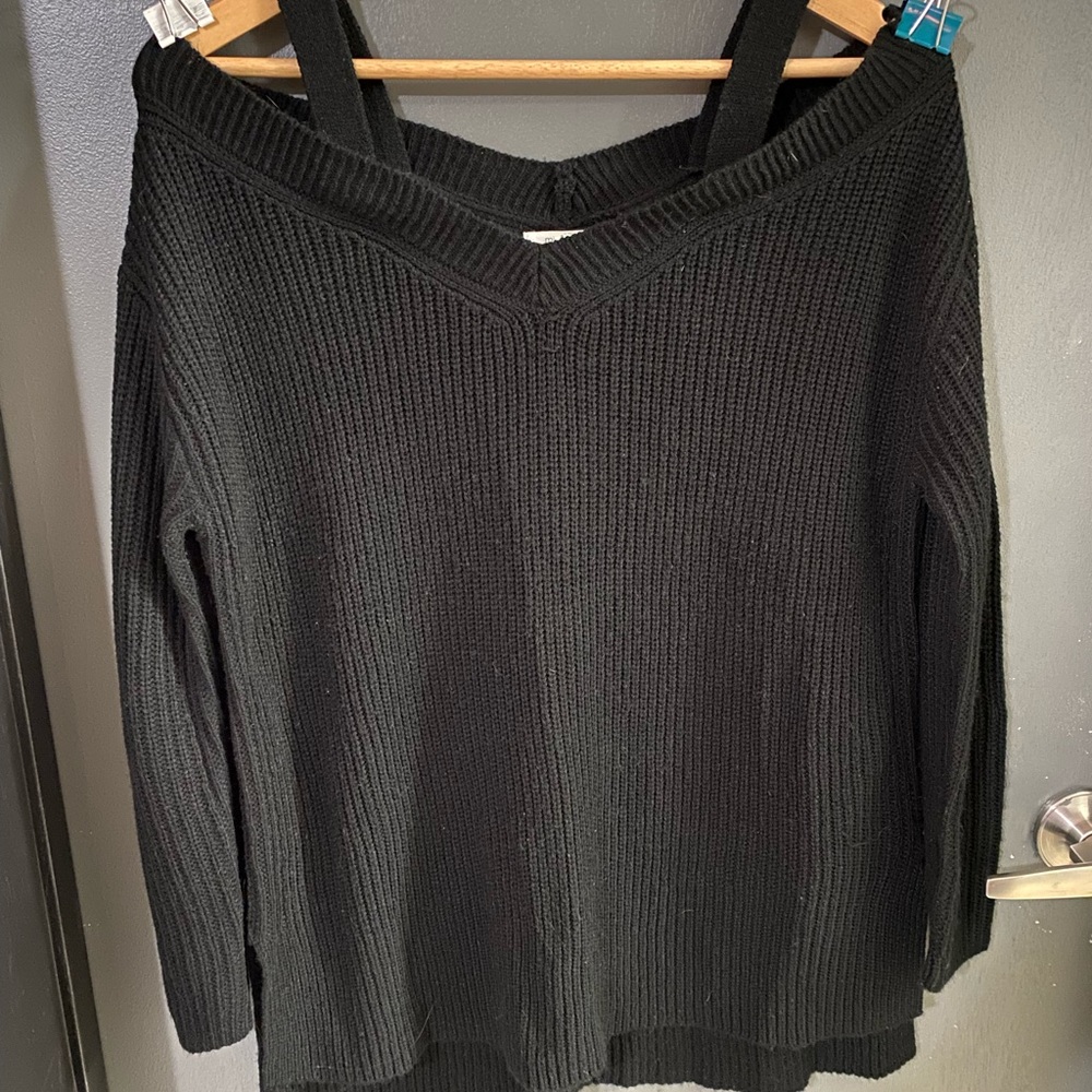 Maurice’s Sweater slightly off shoulder with straps